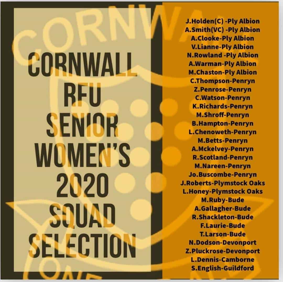 Cornwall Women announce squad for Gill Burns Cup